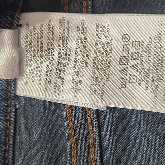 Brooks Brothers 346 Jeans Women's sz 10 Mid Rise Straight Leg Denim Jeans - Picture 7 of 12